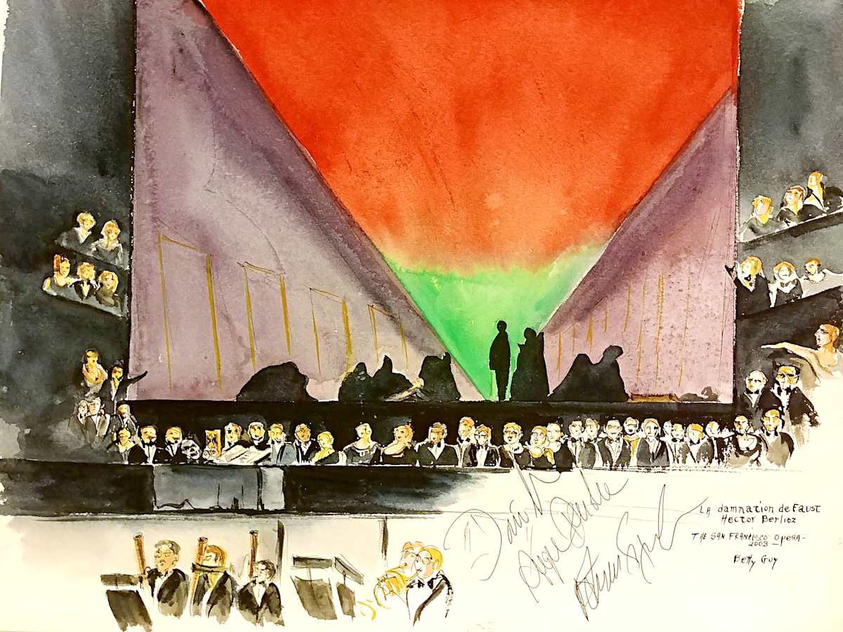 La Damnation de Faust Hector Berlioz The San Francisco Opera by Betty Guy 