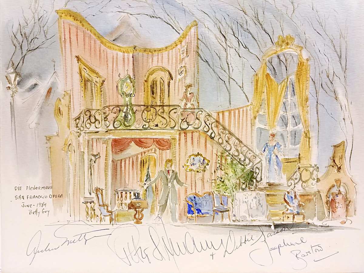 Die Fledermaus San Francisco Opera by Betty Guy 