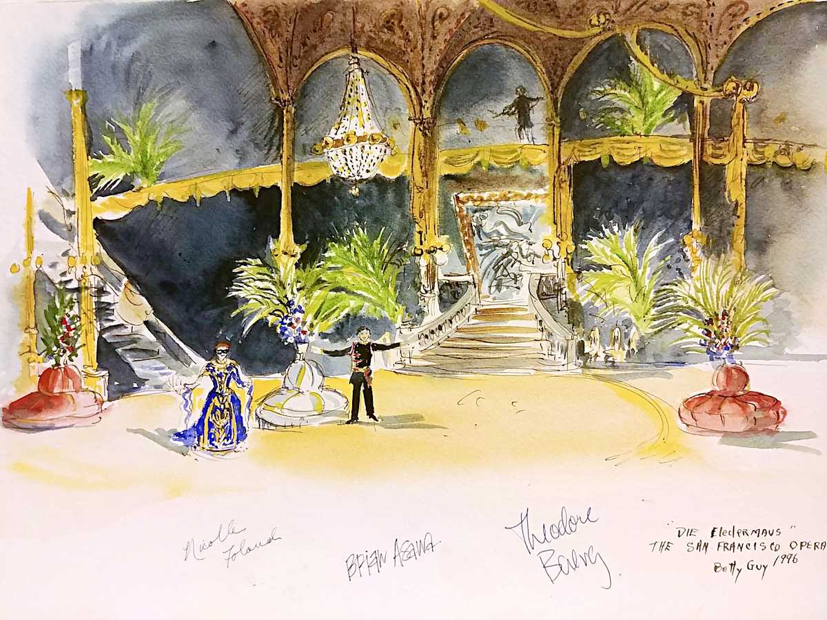 Die Fledermaus The San Francisco Opera by Betty Guy 