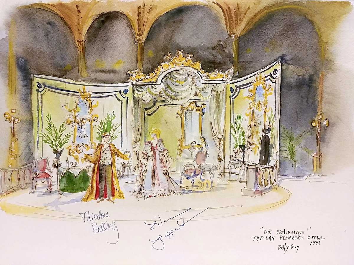 Die Fledermaus The San Francisco Opera by Betty Guy 