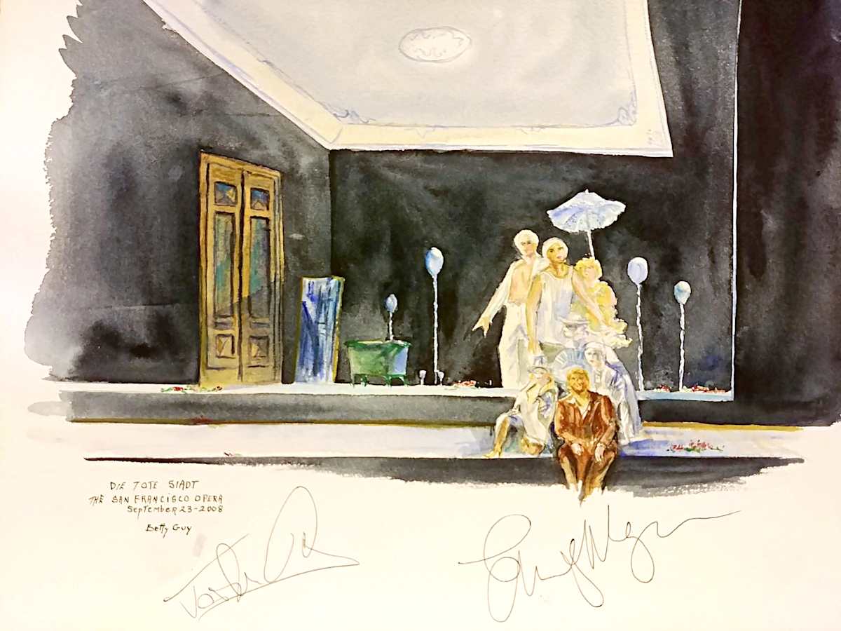 Die Tote Siadt The San Francisco Opera by Betty Guy 