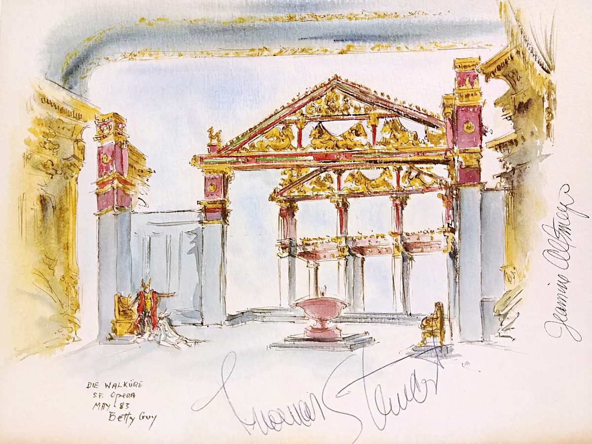 Die Walkure S.F. Opera by Betty Guy 