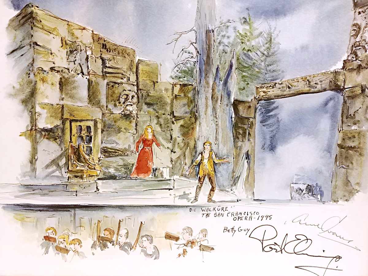 Die Walkure The San Francisco Opera by Betty Guy 