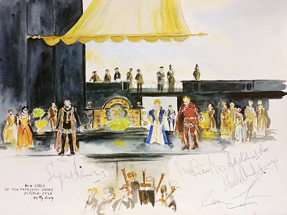Don Carlo The San Francisco Opera by Betty Guy 