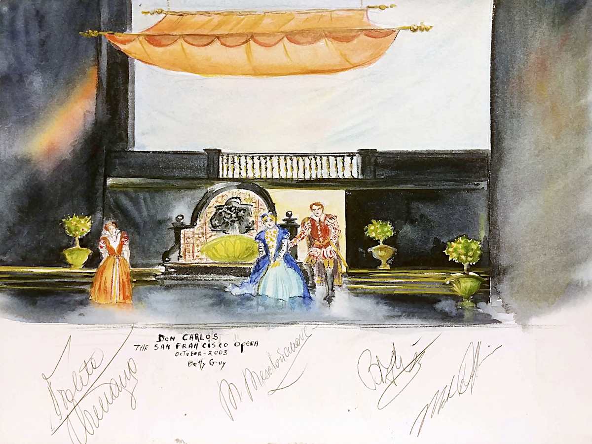 Don Carlos The San Francisco Opera by Betty Guy 