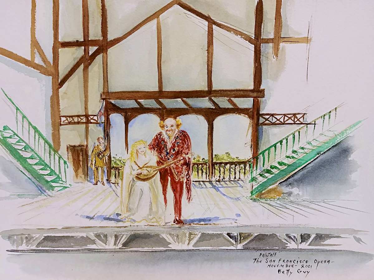 Falstaff The San Francisco Opera by Betty Guy 