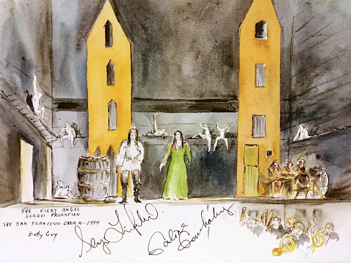 The Fiery Angel Sergei Prokofiev The San Francisco Opera by Betty Guy 