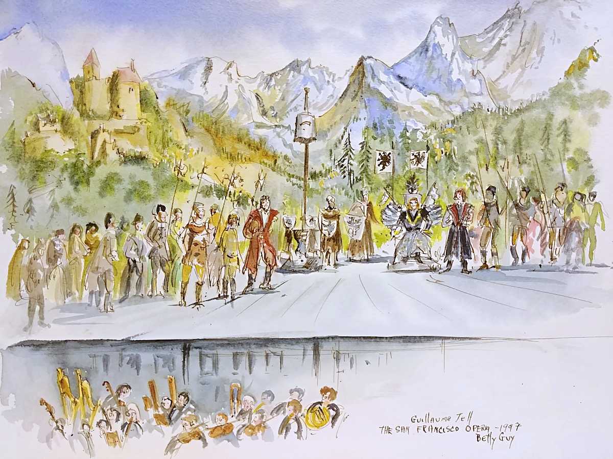Guillame Tell The San Francisco Opera by Betty Guy 