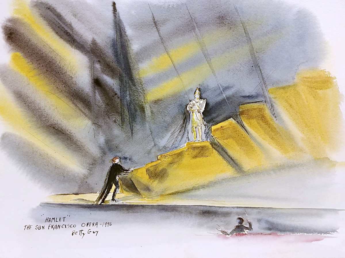 Hamlet The San Francisco Opera by Betty Guy 