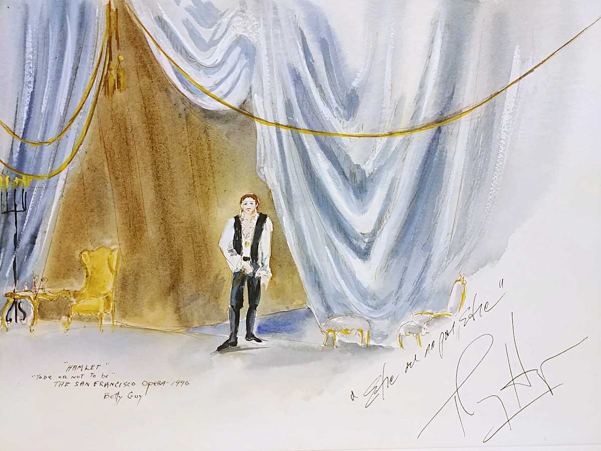 Hamlet "To be or Not To be" The San Francisco Opera by Betty Guy 