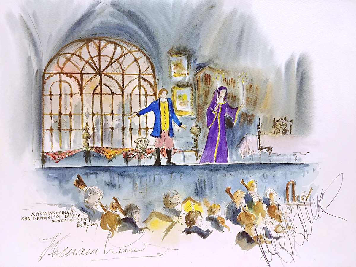 Khovanshchina San Francisco Opera by Betty Guy 