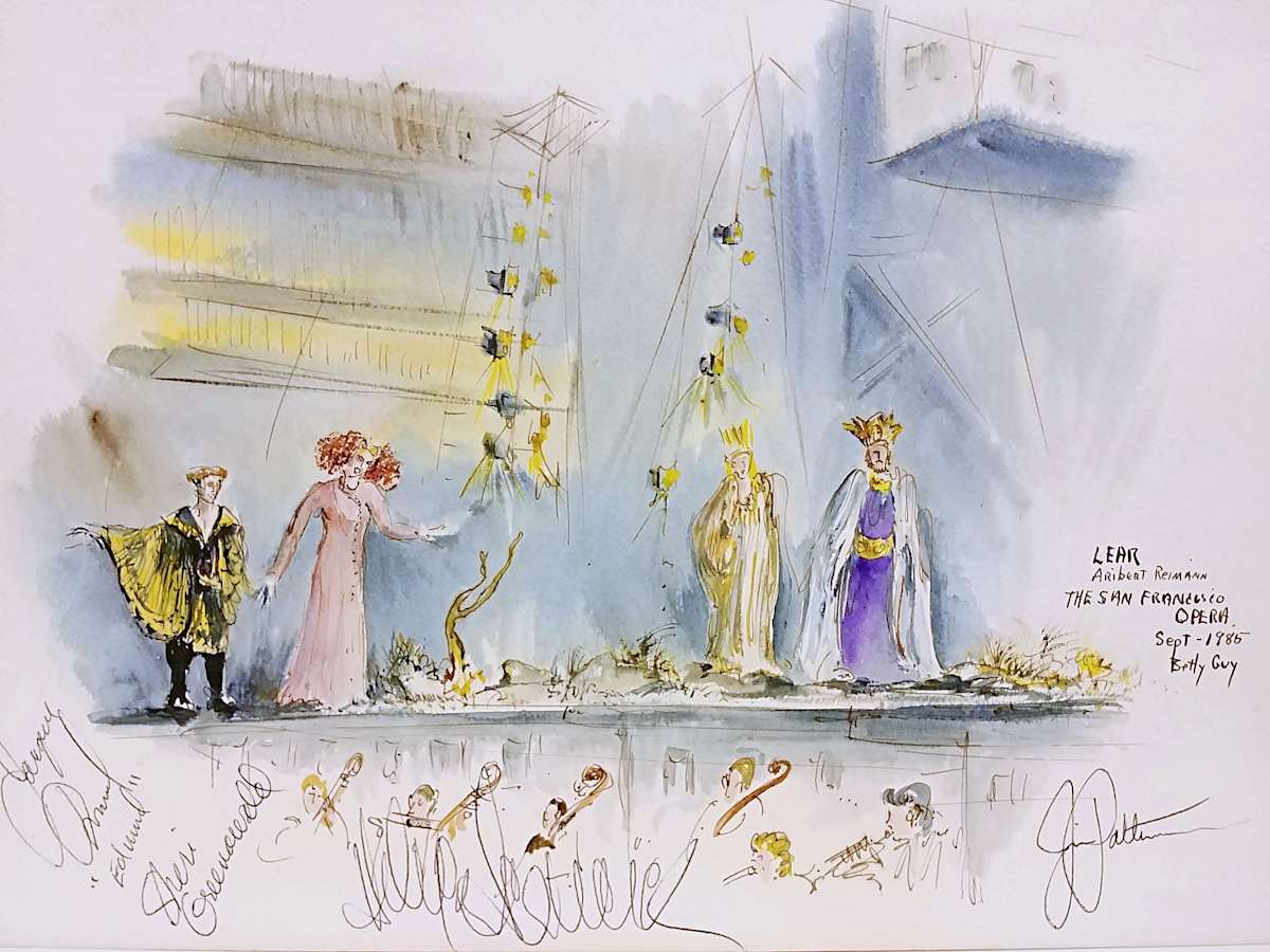 Lear Aribert Reimann The San Francisco Opera by Betty Guy 