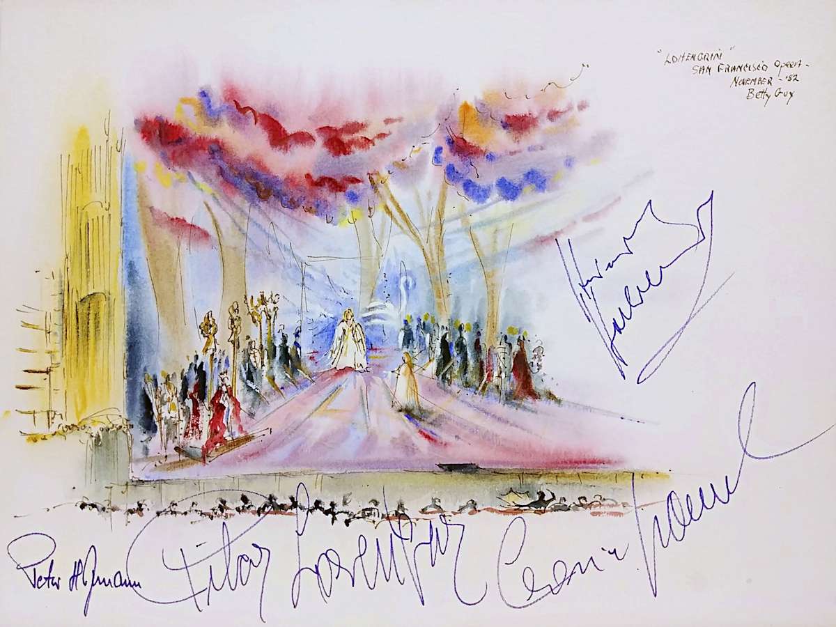 "Lohengrin" San Francisco Opera by Betty Guy 