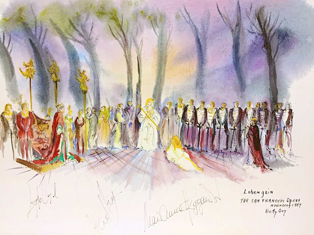 Lohengrin The San Francisco Opera by Betty Guy 
