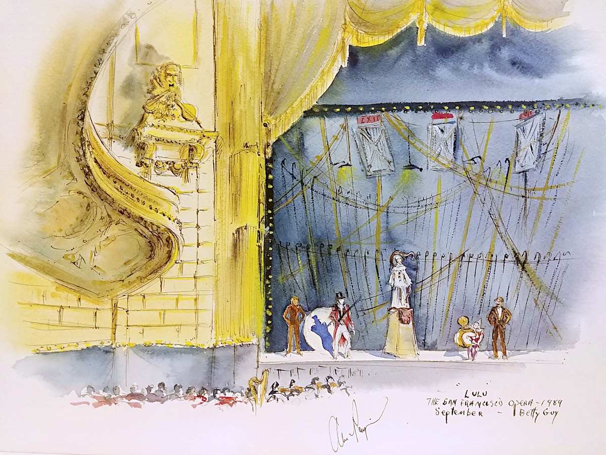 "LULU" The San Francisco Opera by Betty Guy 