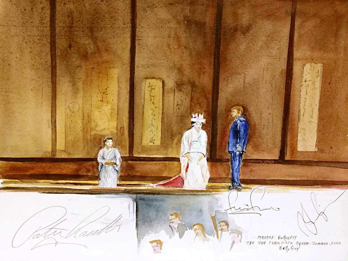 Madama Butterfly The San Francisco Opera by Betty Guy 