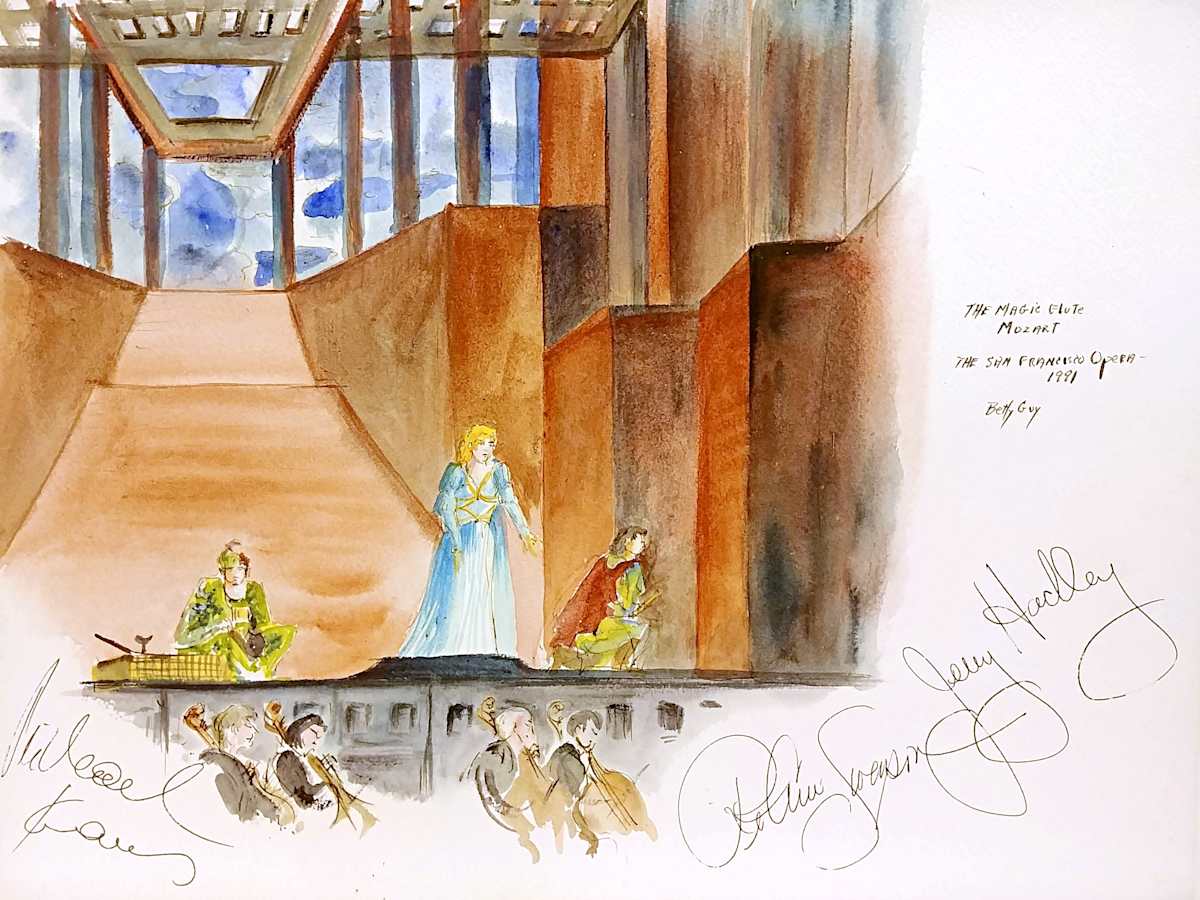 The Magic Flute Mozart The San Francisco Opera by Betty Guy 