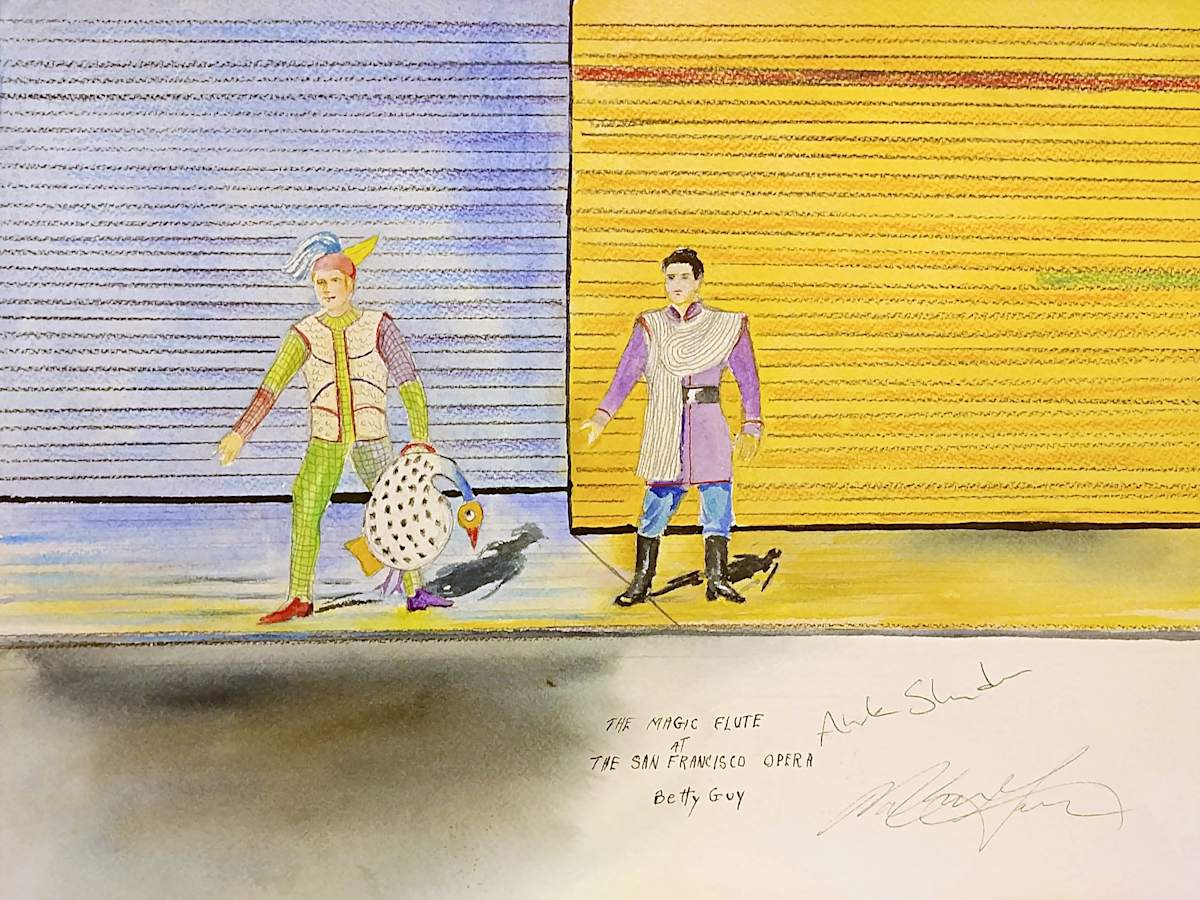 The Magic Flute at The San Francisco Opera by Betty Guy 