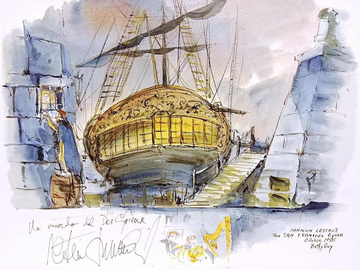 Manon Lescaut The San Francisco Opera by Betty Guy 