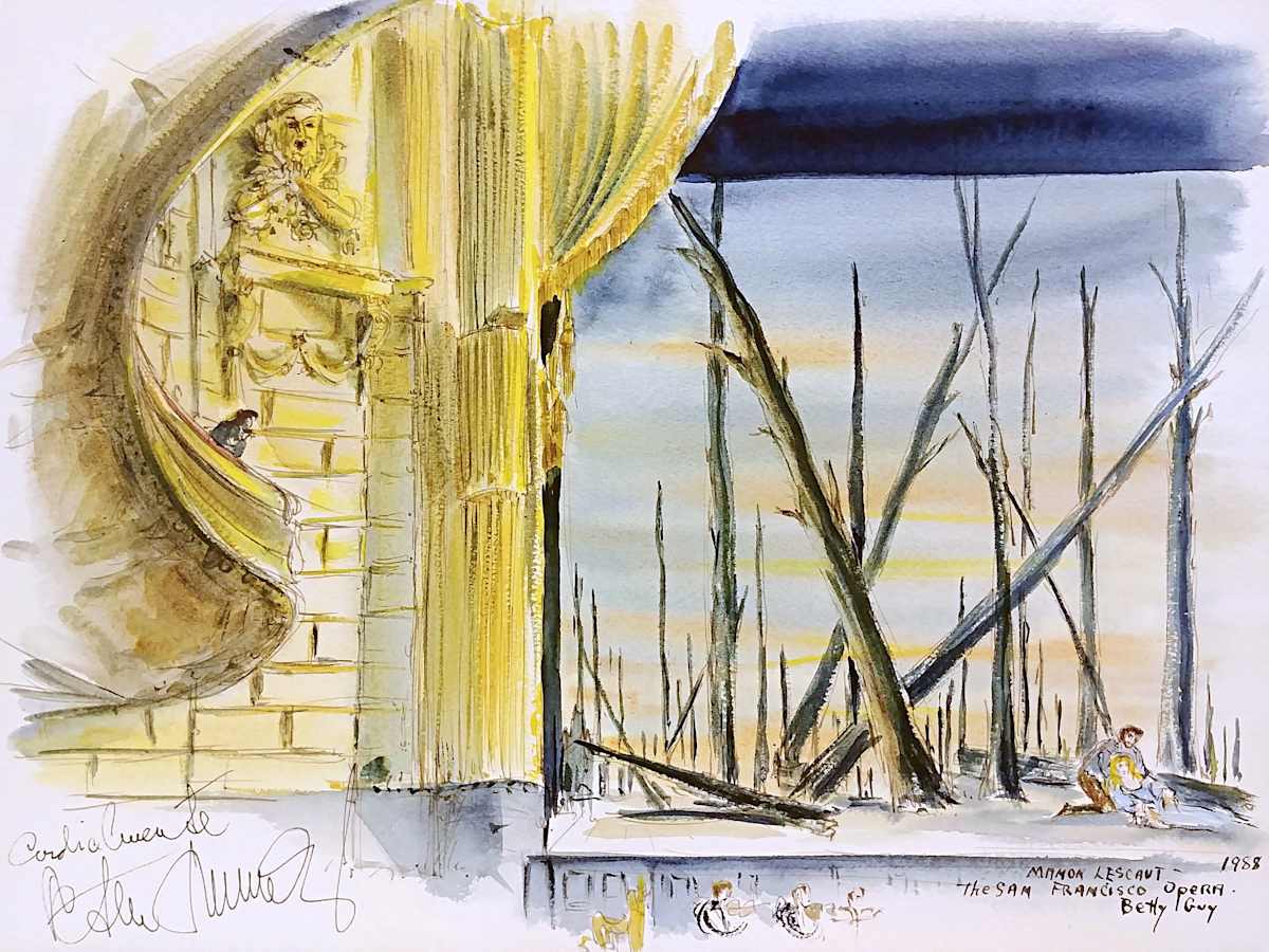 Manon Lescaut The San Francisco Opera by Betty Guy 