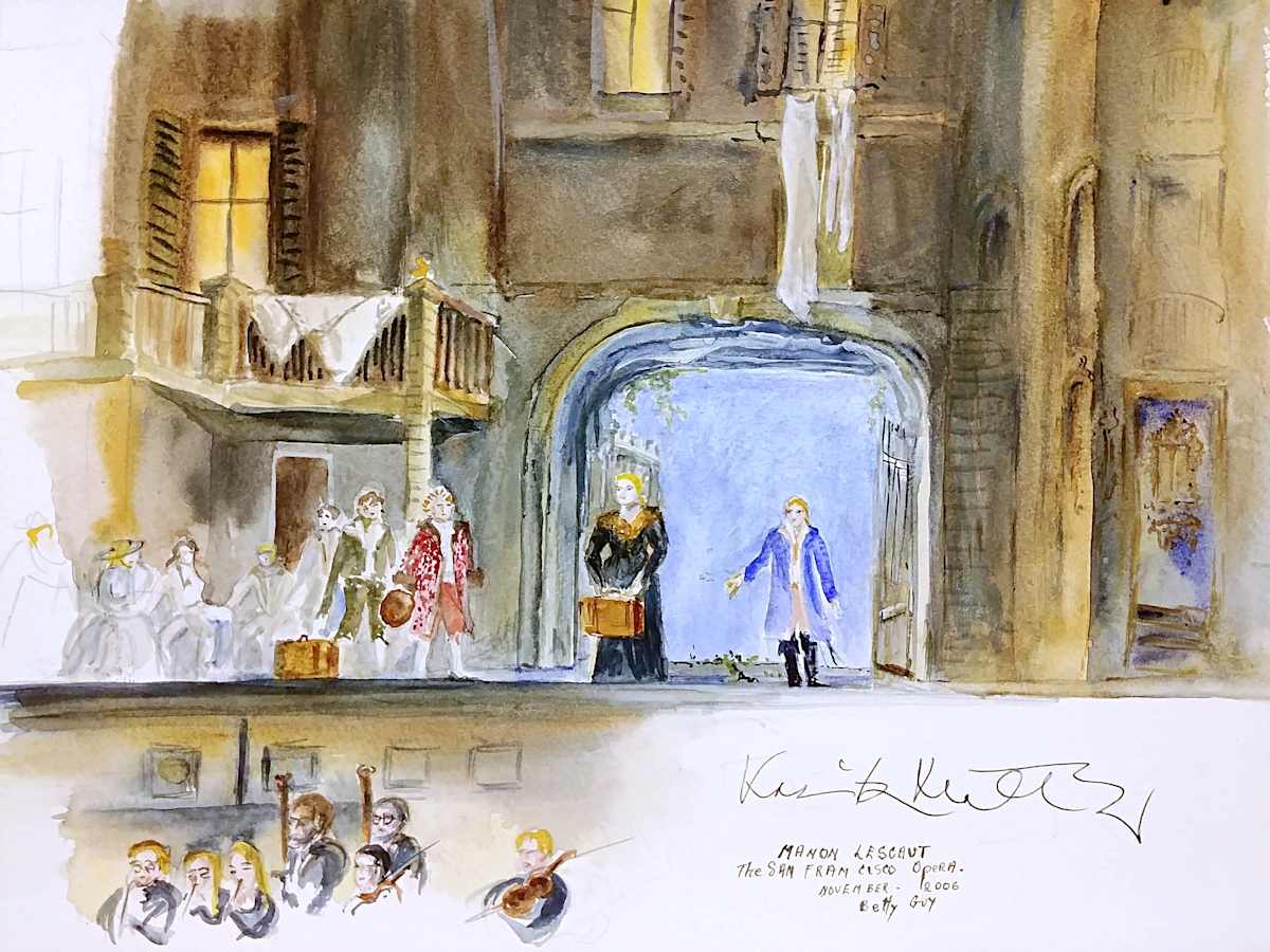 Manon Lescaut The San Francisco Opera by Betty Guy 
