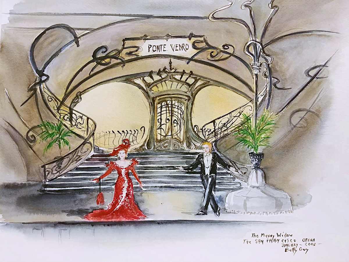 The Merry Widow The San Francisco Opera by Betty Guy 