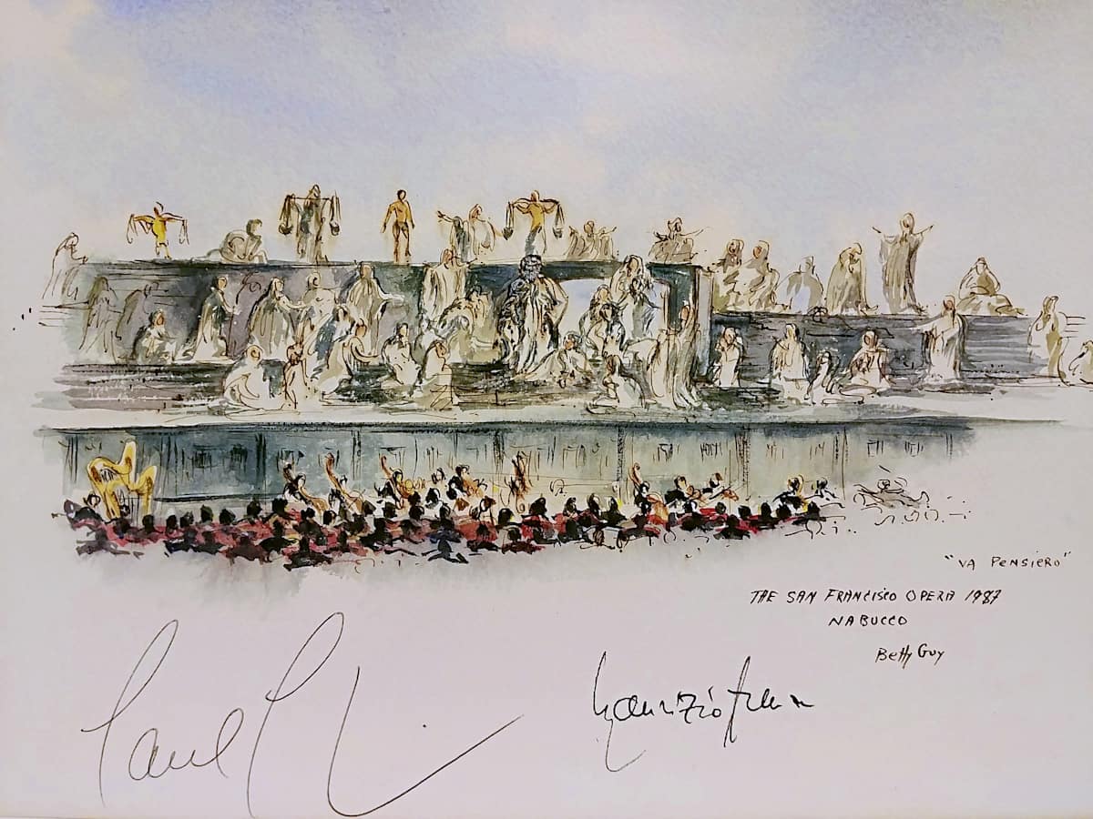 "Va Pensiero" The San Francisco Opera Nabucco by Betty Guy 