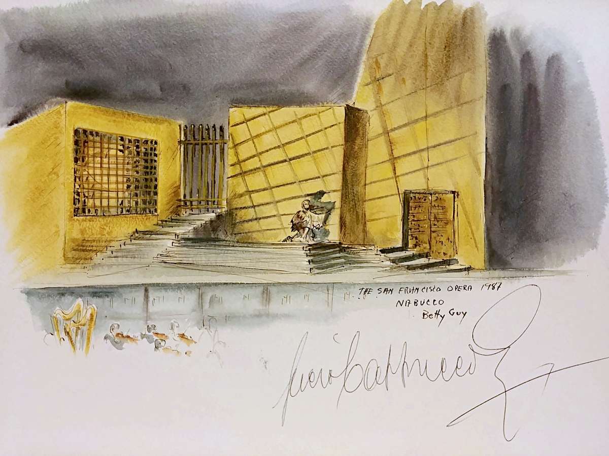 The San Francisco Opera Nabucco by Betty Guy 