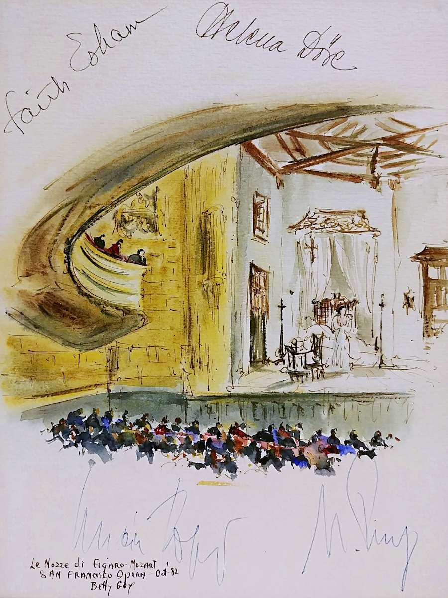 Le Nozze di Figaro - Mozart San Francisco Opera by Betty Guy 