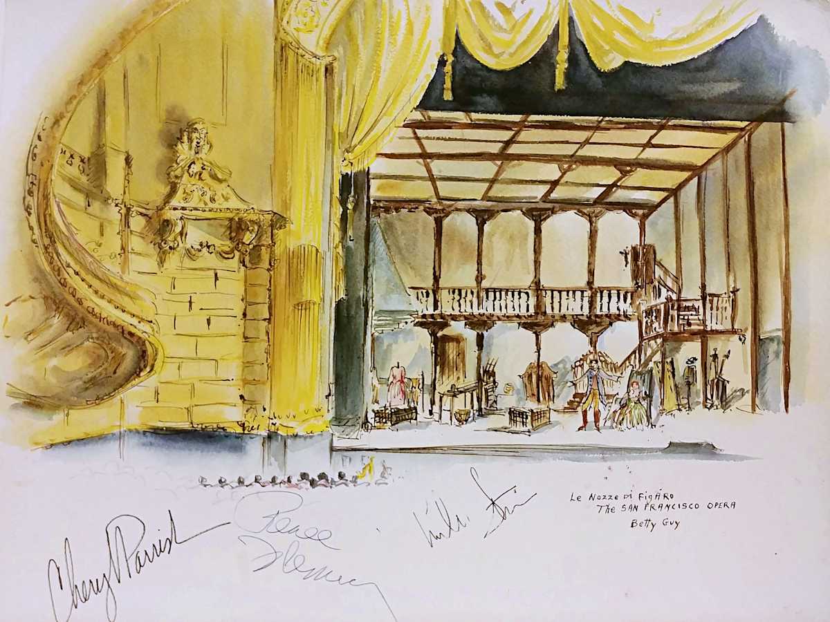 Le Nozze Di Figaro The San Francisco Opera by Betty Guy 