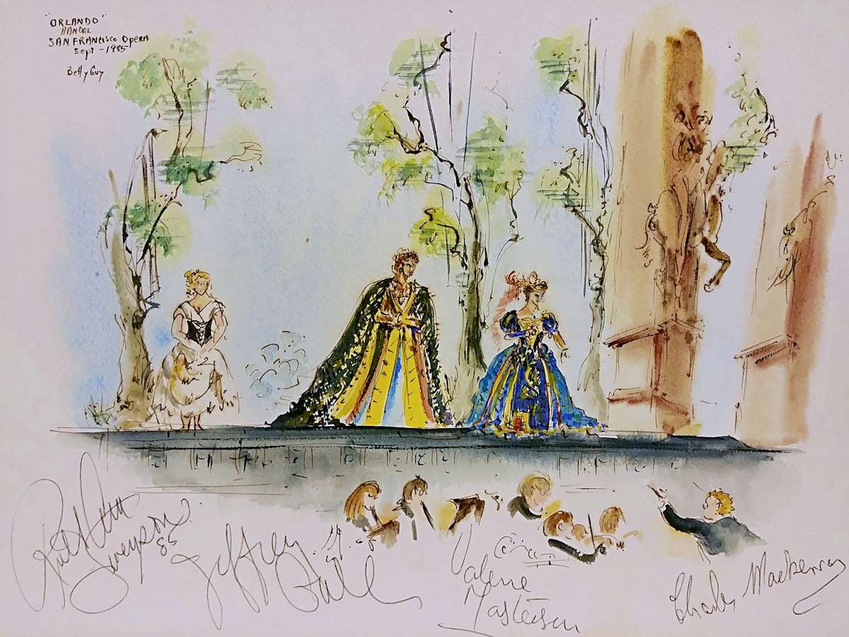 "Orlando" Handel San Francisco Opera by Betty Guy 
