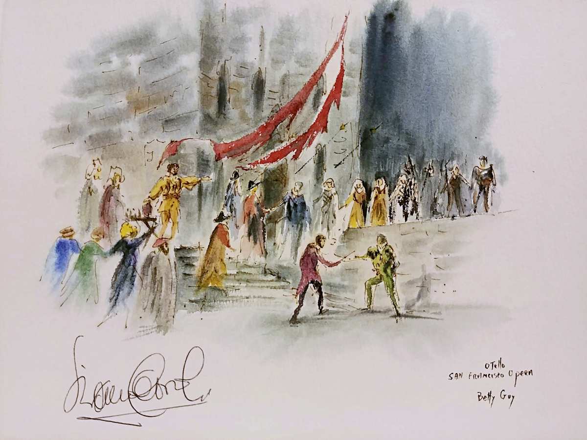 Otello San Francisco Opera by Betty Guy 