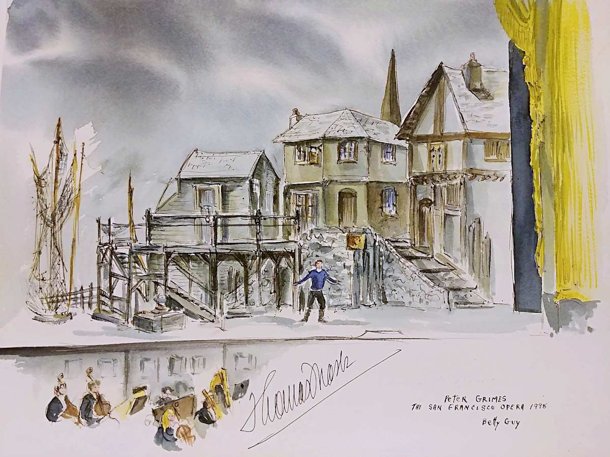 Peter Grimes The San Francisco Opera by Betty Guy 