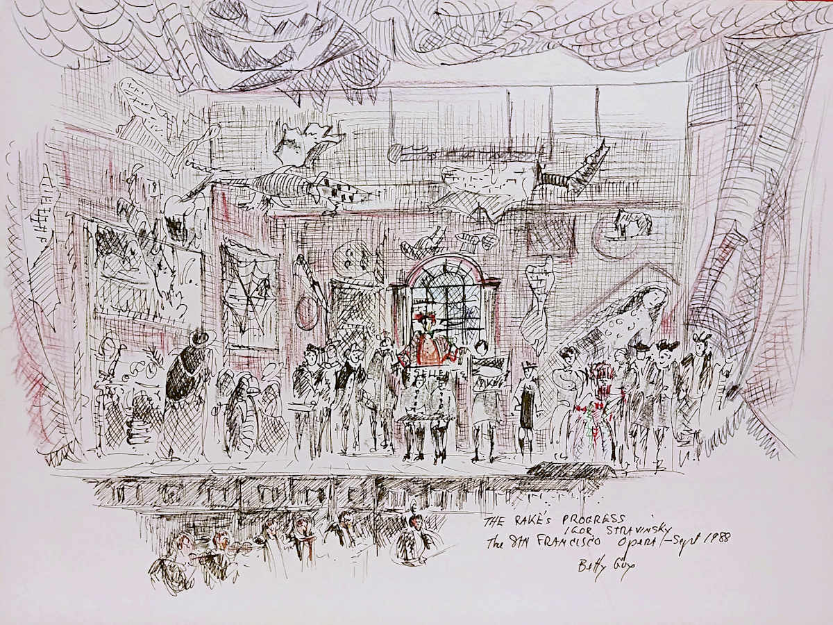 The Rake's ProgressIgor Stravinsky The San Francisco Opera by Betty Guy 