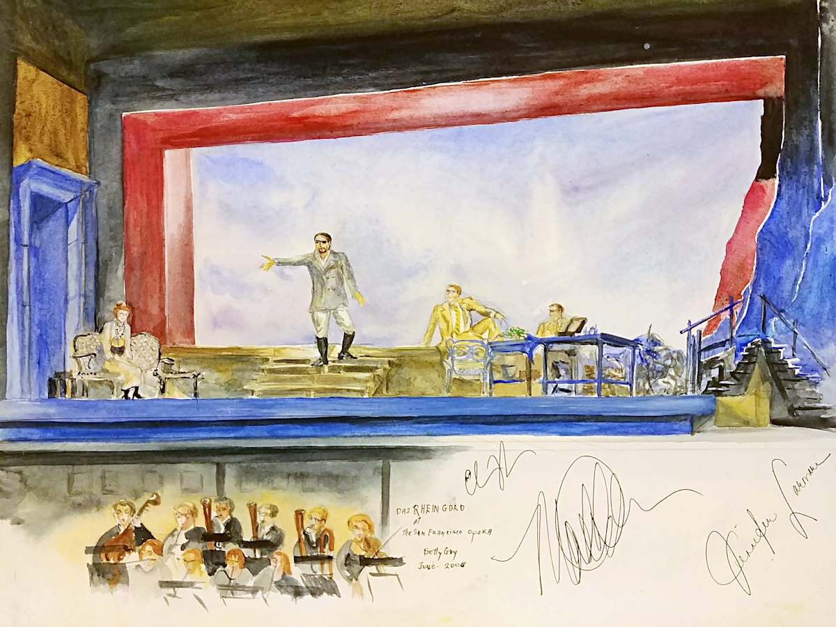 Das Rheingold at The San Francisco Opera by Betty Guy 