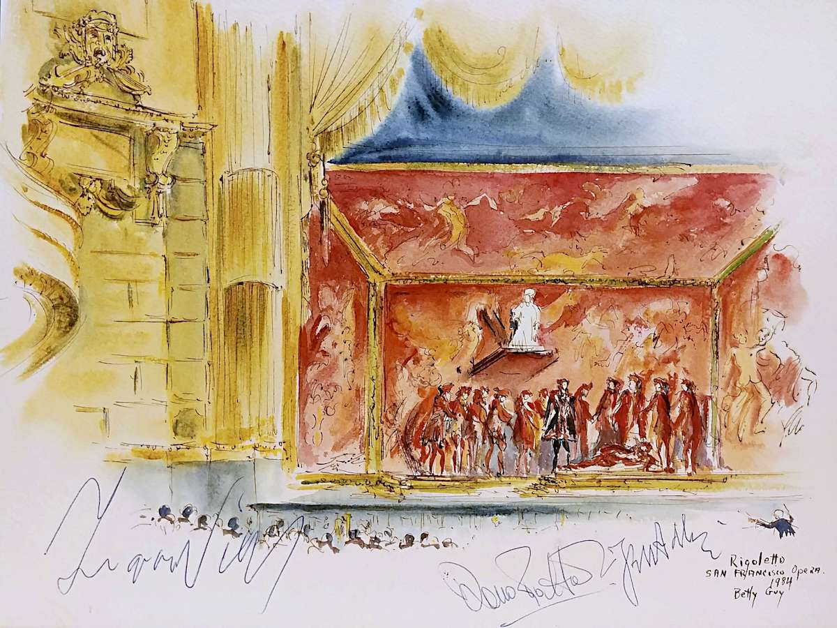 Rigoletto San Francisco Opera by Betty Guy 