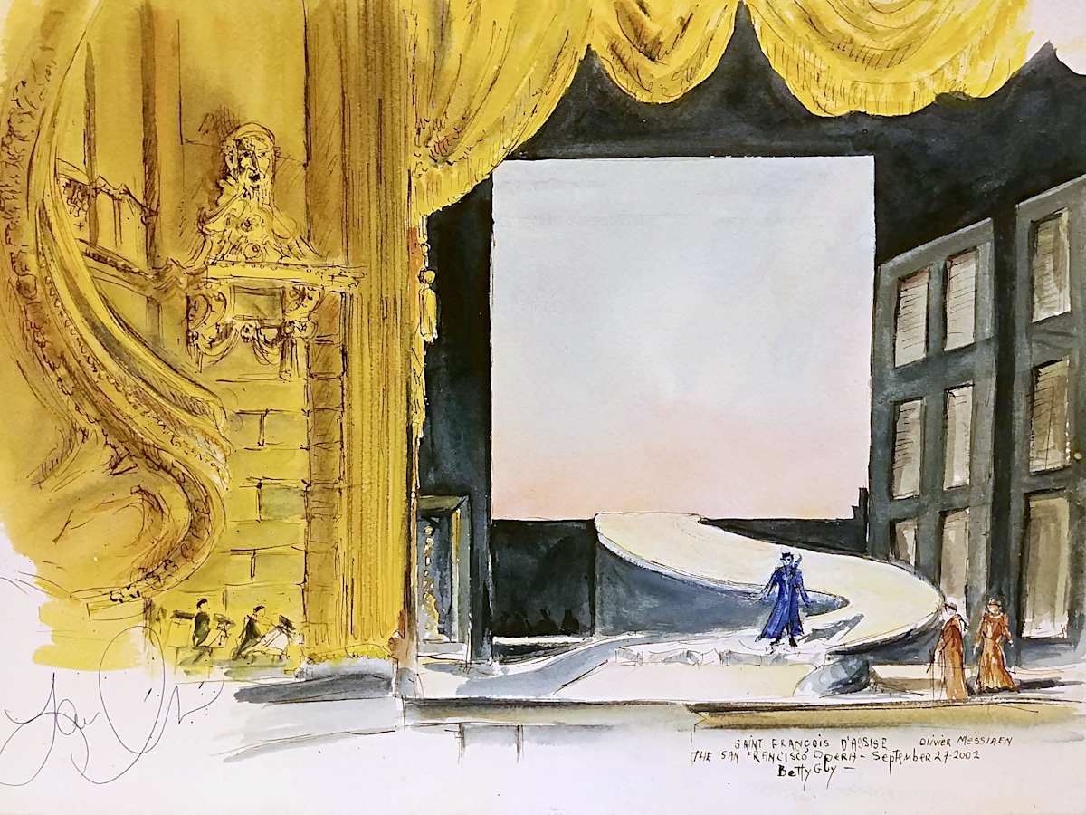 Saint Francois D'Assise Oliver Messiaen The San Francisco Opera by Betty Guy 