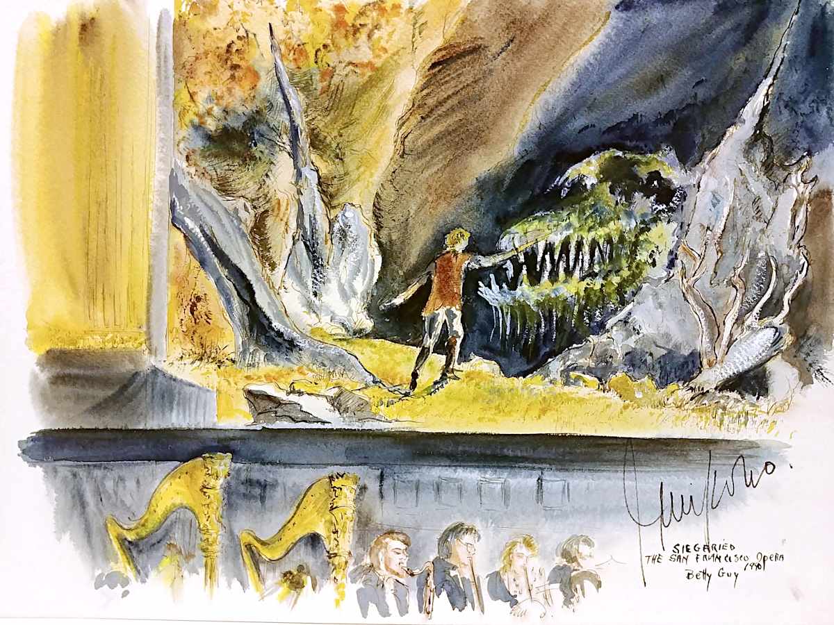 Siegfried The San Franicsco Opera by Betty Guy 