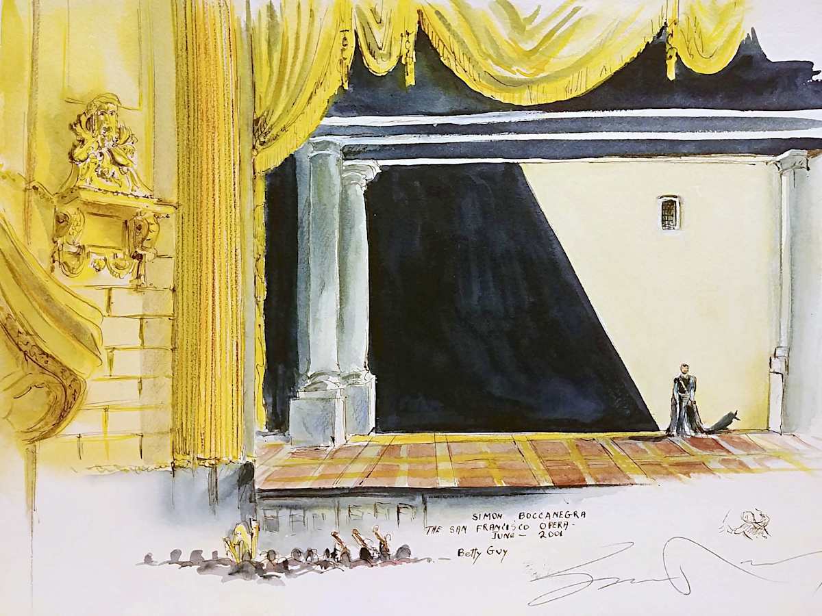 Simon Boccanegra The San Francisco Opera by Betty Guy 
