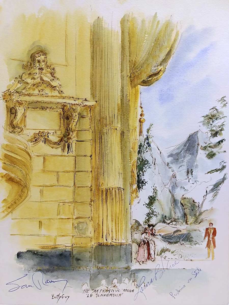 "La Sonnambula" The San Francisco Opera by Betty Guy 