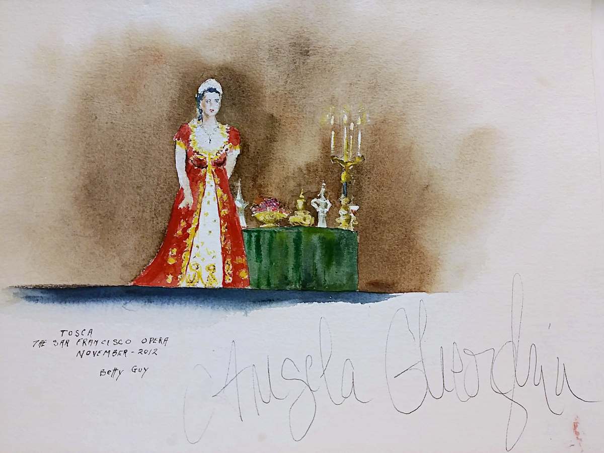 Tosca The San Francisco Opera by Betty Guy 