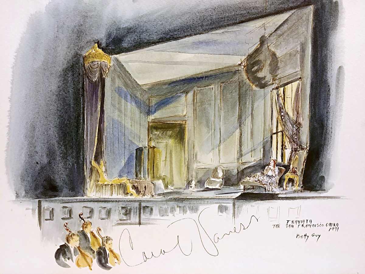 Traviata The San Francisco Opera by Betty Guy 