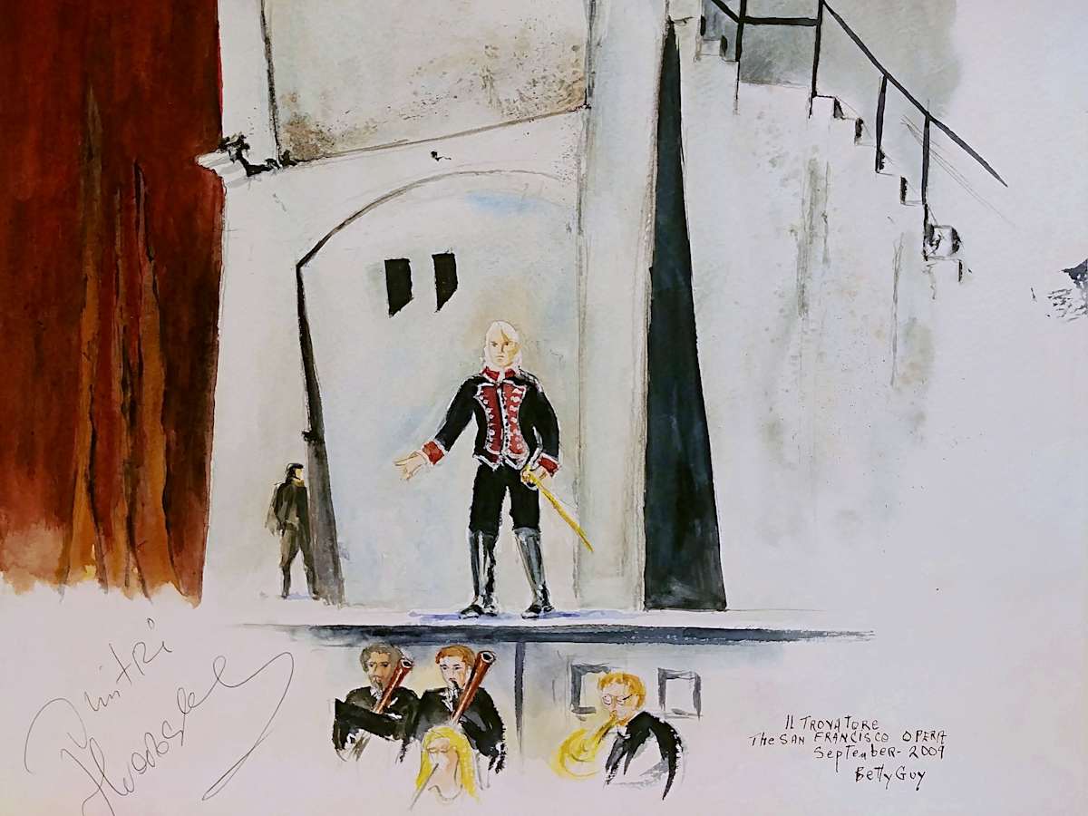 Il Trovatore The San Francisco Opera by Betty Guy 