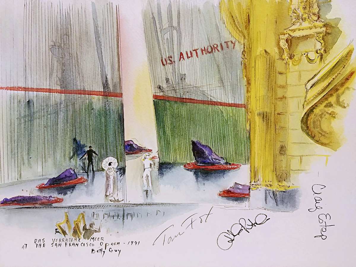 Das Verrantene Meer at The San Francisco Opera by Betty Guy 