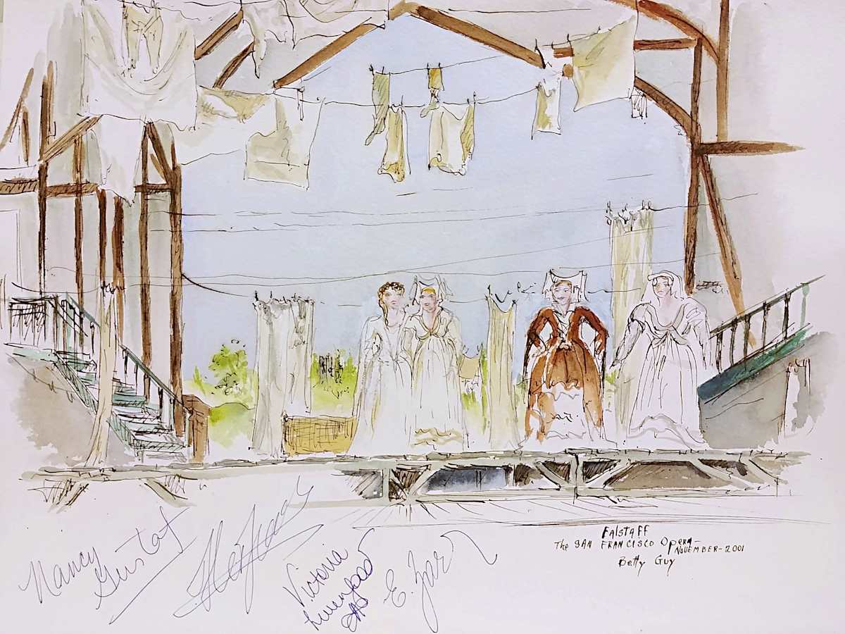 Falstaff The San Francisco Opera by Betty Guy 