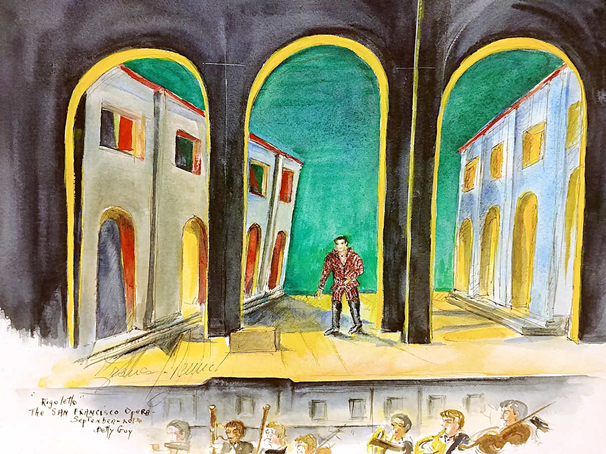 "Rigoletto" The San Francisco Opera by Betty Guy 