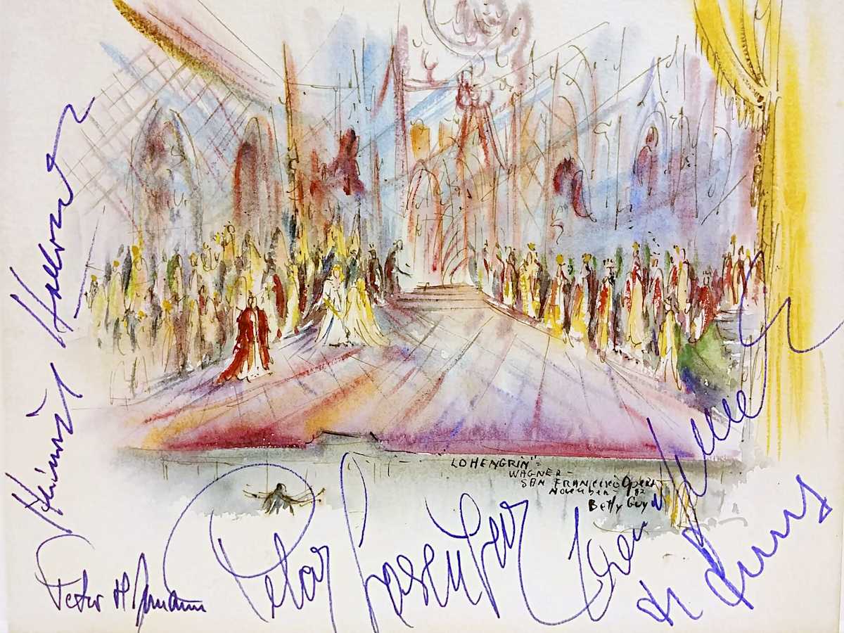 Lohengrin - Wagner San Francisco Opera by Betty Guy 