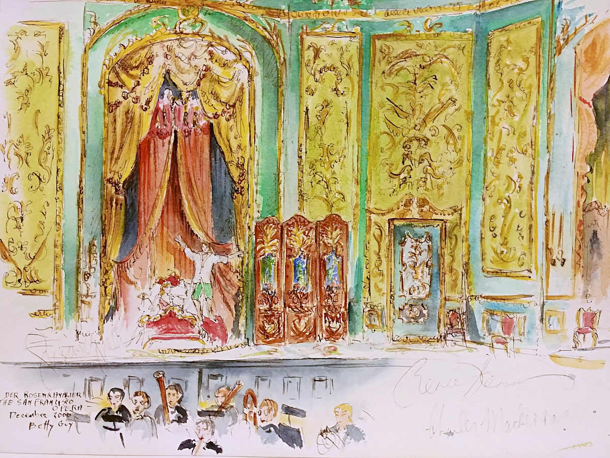 Der Rosenkavalier The San Francisco Opera by Betty Guy 