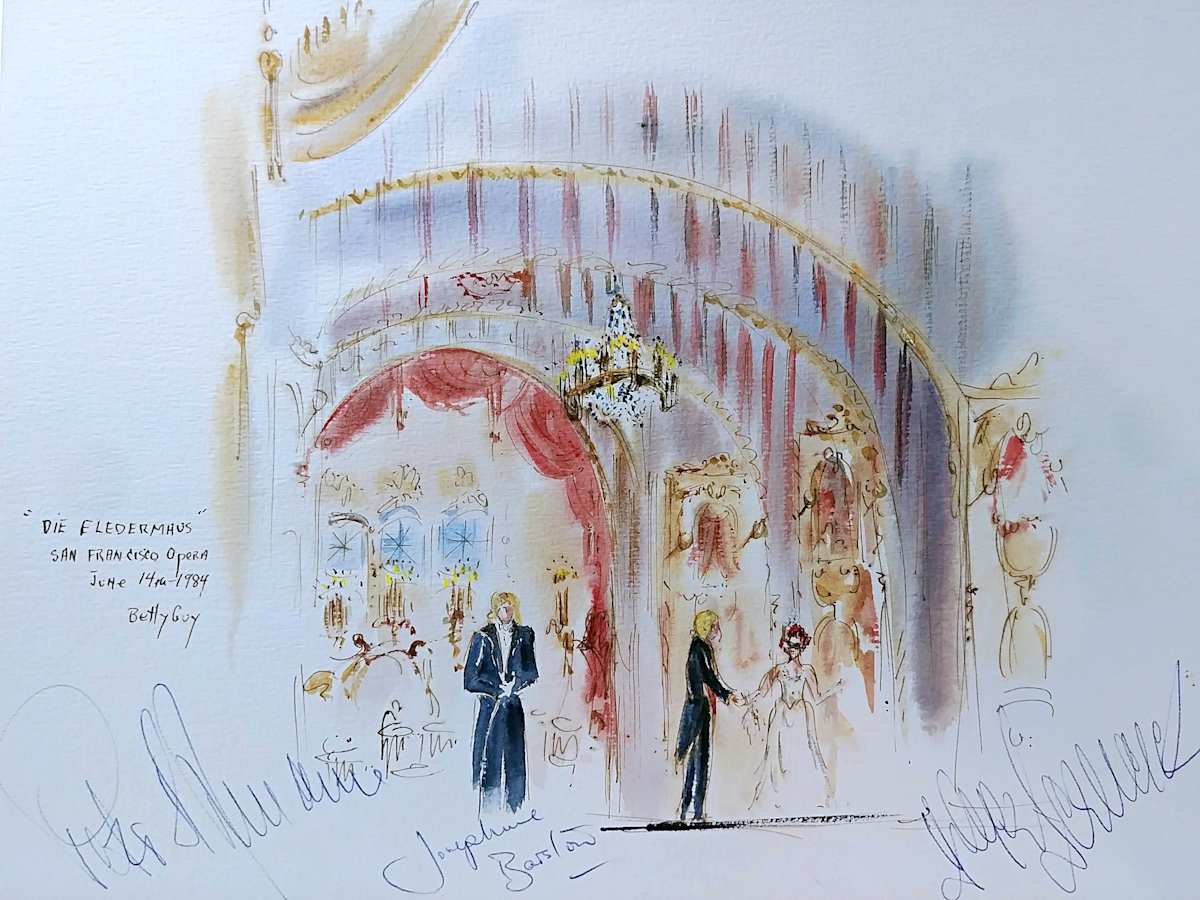 Die Fledermaus San Francisco Opera by Betty Guy 