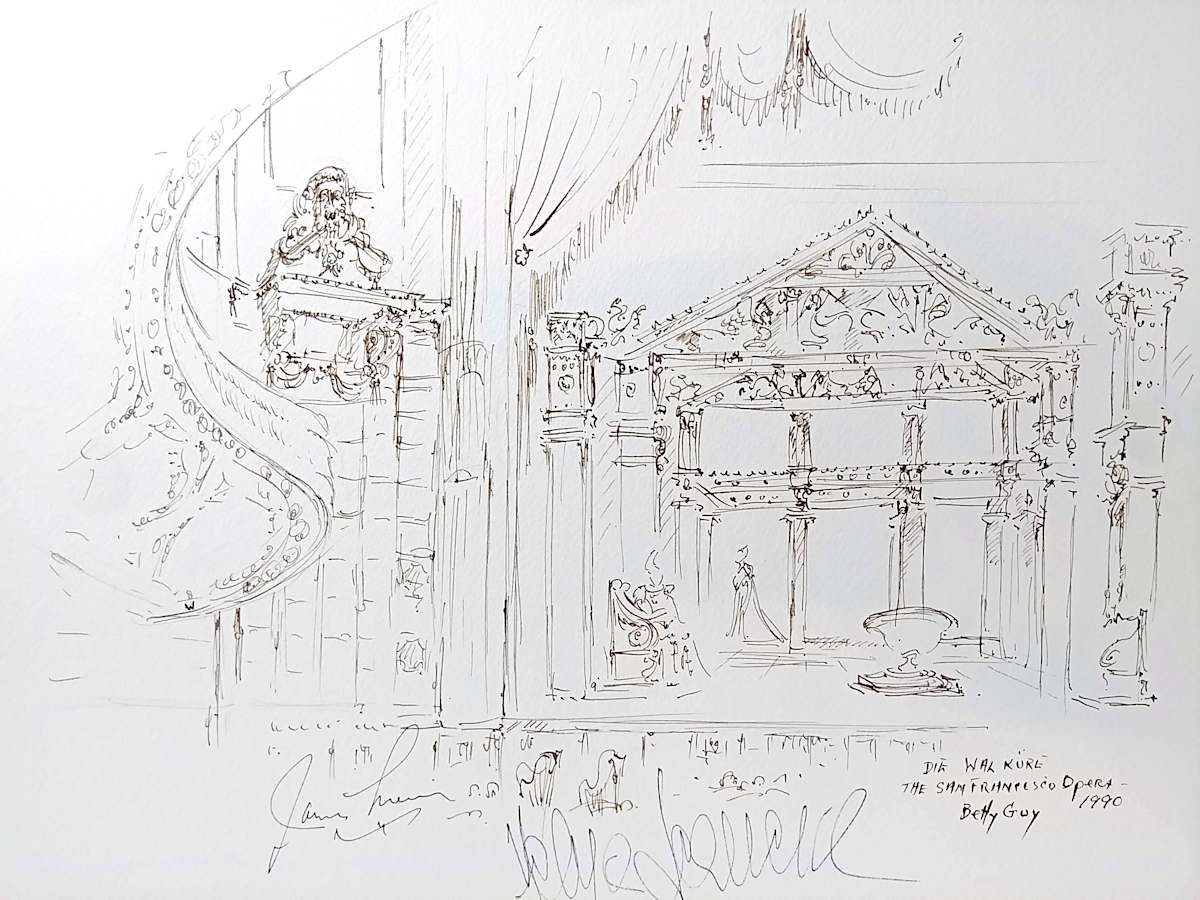 Die Walkure The San Francisco Opera by Betty Guy 